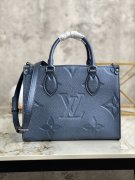 Louis Vuitton OnTheGo PM Monogram Empreinte Leather in Blue - Women - Handbags M58956