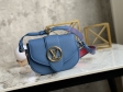 Louis Vuitton LV Pont 9 Soft PM Grained Calfskin Leather in Blue - Women Handbags M58964