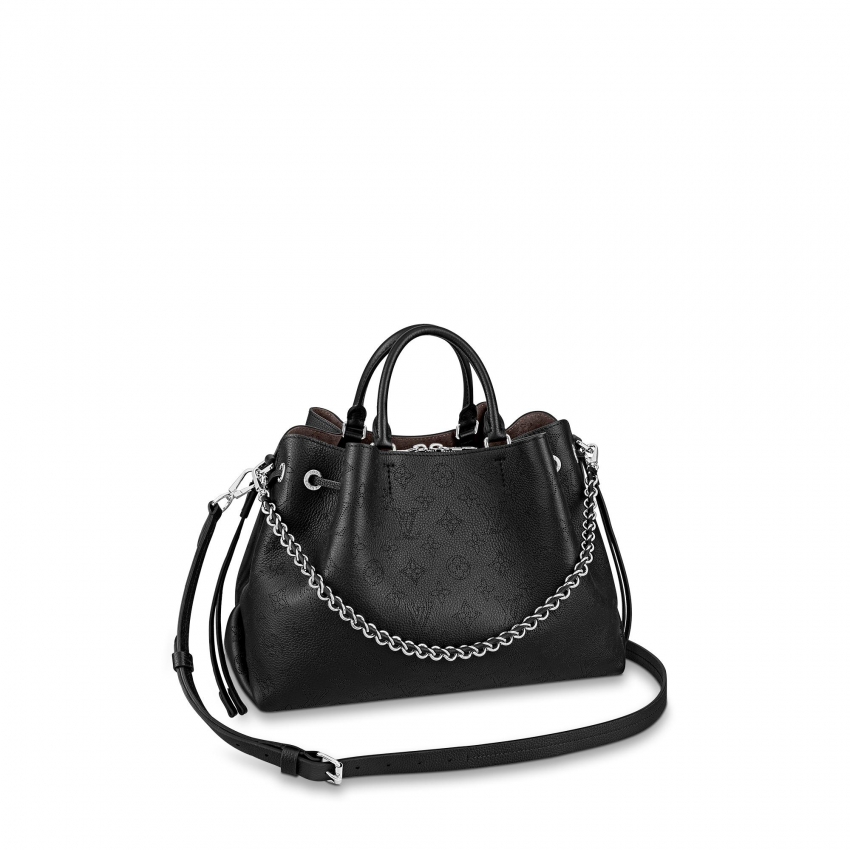 Louis Vuitton Bella Tote Mahina in Black - Women - Handbags M59200