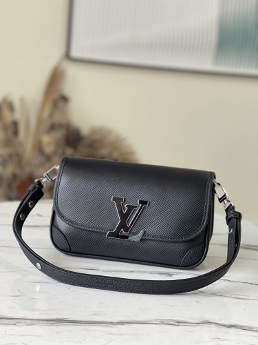 Louis Vuitton Buci Epi Leather in Black - Women - Handbags M59386