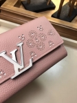 Louis Vuitton Taurillon leather Capucines Wallet M62560 Pink