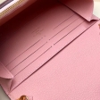 Louis Vuitton Monogram Empreinte Leather Chain Wallet M63399 Rose Poudre Pink