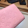 Louis Vuitton Monogram Empreinte Leather Chain Wallet M63399 Rose Poudre Pink