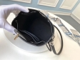 Louis Vuitton Grained calf leather NANO LOCKME BUCKET M68709 Black