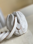 Louis Vuitton Scala Mini Pouch Mahina in White - Small Leather Goods M80410