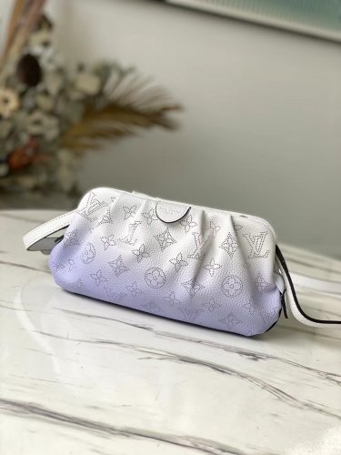 Louis Vuitton Scala Mini Pouch Mahina in Purple - Small Leather Goods M80410 Louis Vuitton Scala Mini Pouch Mahina in Purple - Small Leather Goods M80410