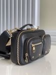 Louis Vuitton Utility Crossbody Calfskin Leather in Black - Handbags M80450