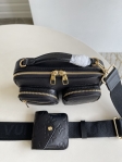 Louis Vuitton Utility Crossbody Calfskin Leather in Black - Handbags M80450