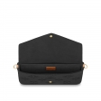 Louis Vuitton Felicie Pochette Monogram Empreinte Leather in Black - Small Leather Goods M80679