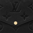 Louis Vuitton Felicie Pochette Monogram Empreinte Leather in Black - Small Leather Goods M80679
