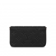 Louis Vuitton Felicie Pochette Monogram Empreinte Leather in Black - Small Leather Goods M80679