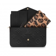 Louis Vuitton Felicie Pochette Monogram Empreinte Leather in Black - Small Leather Goods M80679
