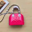 Louis Vuitton Monogram Vernis Leather Alma BB M90447 Berlingot Pink