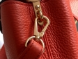 Louis Vuitton Capucines Mini Capucines in Cornaline - Women Handbags N80007