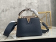 Louis Vuitton Capucines Mini Capucines in Blue - Women Handbags N80421