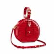 Louis Vuitton Crocodilien Brillant Petite Boite Chapeau N93599 Cerise