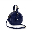 Louis Vuitton Crocodilien Brillant Petite Boite Chapeau N93618 Saphir