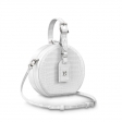 Louis Vuitton Crocodilien Brillant Petite Boite Chapeau N94071 White