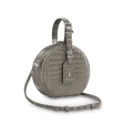 Louis Vuitton Crocodilien Brillant Petite Boite Chapeau N95100 Gris Perle