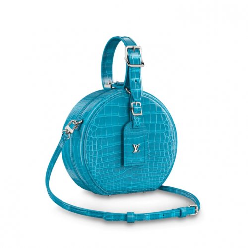 Louis Vuitton Crocodilien Brillant Petite Boite Chapeau N98149 Louis Vuitton Crocodilien Brillant Petite Boite Chapeau N98149