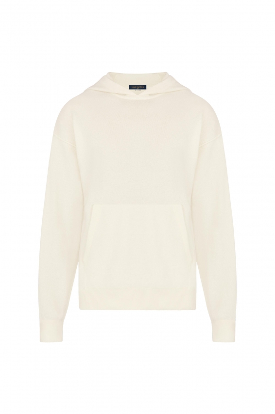 Louis Vuitton INSIDE OUT CASHMERE HOODIE - Men - Ready-to-Wear 1A5CJX Milk White