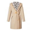 Louis Vuitton Reversible Damier Azur Hooded Wrap Coat - Women - Ready-to-Wear 1A9L0P
