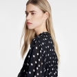 Louis Vuitton Sheer Mousseline Polka Dot Blouse Black - Women - Ready-to-Wear 1A9WUP