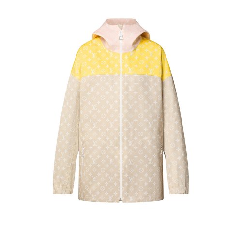 Louis Vuitton Monogram Color-Block Parka - Women - Ready-to-Wear 1A9Y6Q