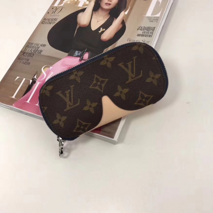 Louis Vuitton Monogram Glasses Cases Emilie GI0197 Navy