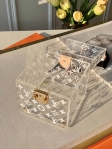 Louis Vuitton Women Plexiglass Jewelry Cube Scott Box in Transparent GI0481