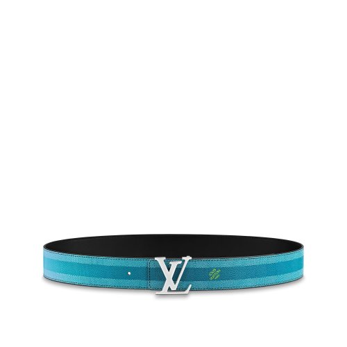 Louis Vuitton LV Initiales Damier Stripes 40MM Reversible Belt Damier Other - Men - Accessories M0520S