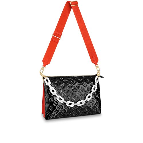 Louis Vuitton Coussin MM H27 Black / Red - Women - Handbags M20369