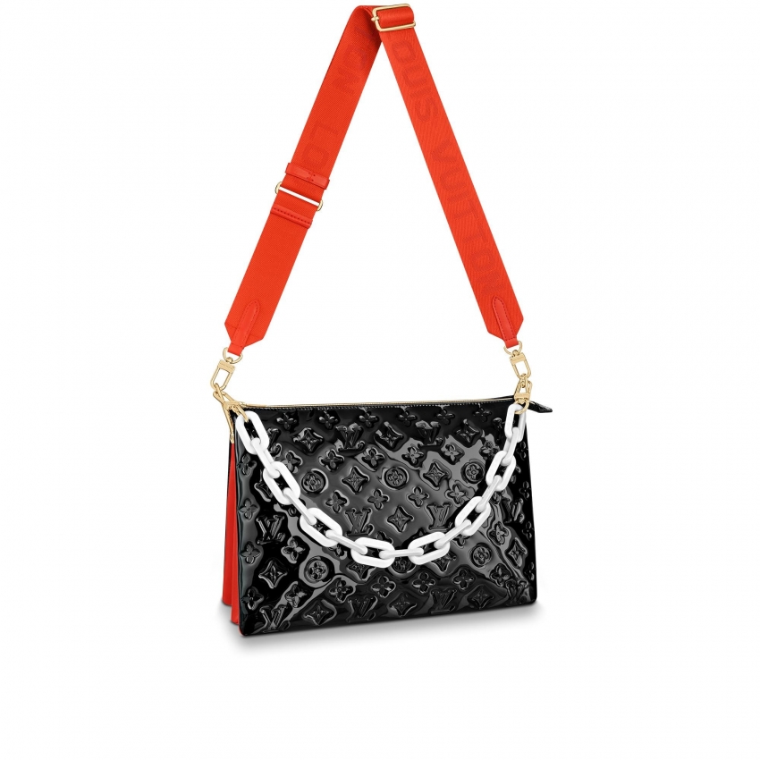 Louis Vuitton Coussin MM H27 Black / Red - Women - Handbags M20369