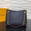 Louis Vuitton Monogram Empreinte Leather Surene MM M43759 Marine Rouge