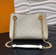 Louis Vuitton Monogram Empreinte Leather Surene BB M43877 Cream