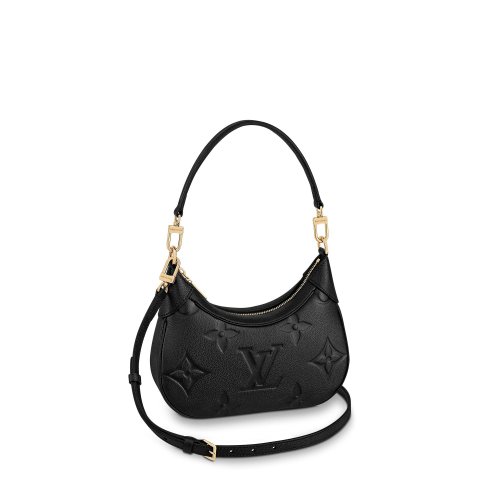 Louis Vuitton Bagatelle Monogram Empreinte Leather Black - Women - Handbags M46002