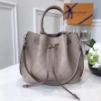 Louis Vuitton Mahina Leather Calfskin Girolata M51896 Creme