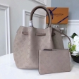 Louis Vuitton Mahina Leather Calfskin Girolata M51896 Creme