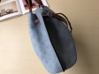 Louis Vuitton Mahina Leather Calfskin Girolata M53154 Horizon Blue