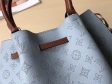 Louis Vuitton Mahina Leather Calfskin Girolata M53154 Horizon Blue