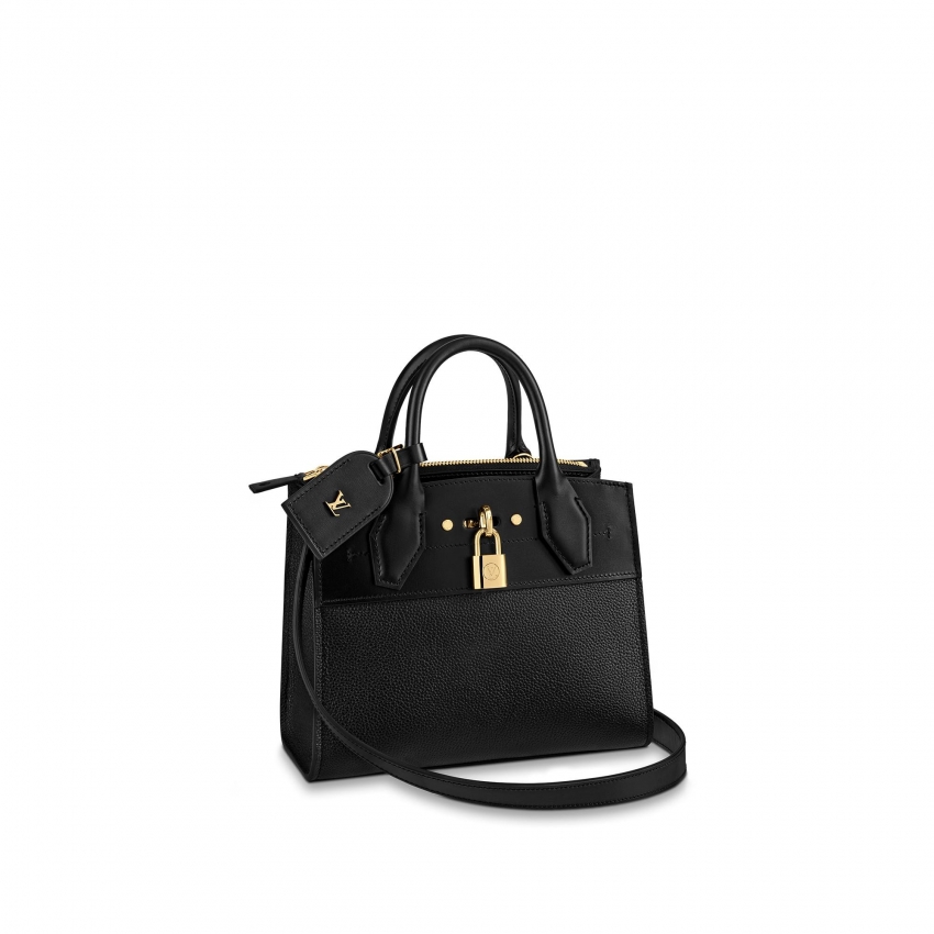 Louis Vuitton City Steamer Mini H27 Black - Women - Handbags M55639