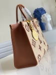 Louis Vuitton OnTheGo MM Autres Toiles Monogram in Caramel - Handbags M57707