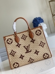 Louis Vuitton OnTheGo MM Autres Toiles Monogram in Caramel - Handbags M57707