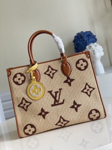 Louis Vuitton OnTheGo MM Autres Toiles Monogram in Caramel - Handbags M57707