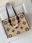 Louis Vuitton OnTheGo MM Autres Toiles Monogram in Blue - Handbags M57723