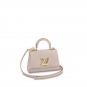Louis Vuitton Twist One Handle BB High End Leathers in Beige - Women - Handbags M59090
