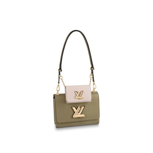 Louis Vuitton Twist MM Epi Leather Kaki / Quartz - Women - Handbags M59884
