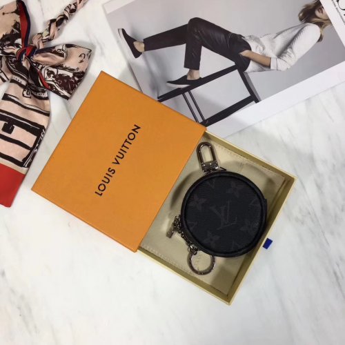 Louis Vuitton Monogram Pouch Bag Charm and Key Holder M62796