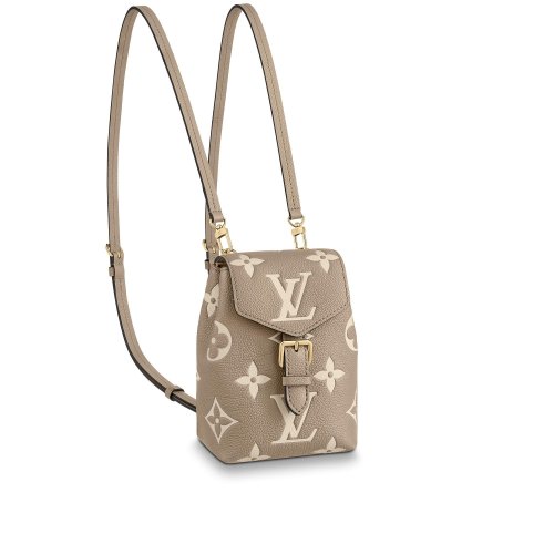Louis Vuitton Tiny Backpack Bicolor Monogram Empreinte Leather - Women - Small Leather Goods M80738 Louis Vuitton Tiny Backpack Bicolor Monogram Empreinte Leather - Women - Small Leather Goods M80738