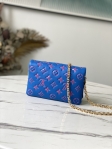 Louis Vuitton Pochette Coussin H27 in Blue / Red - Small Leather Goods M80743